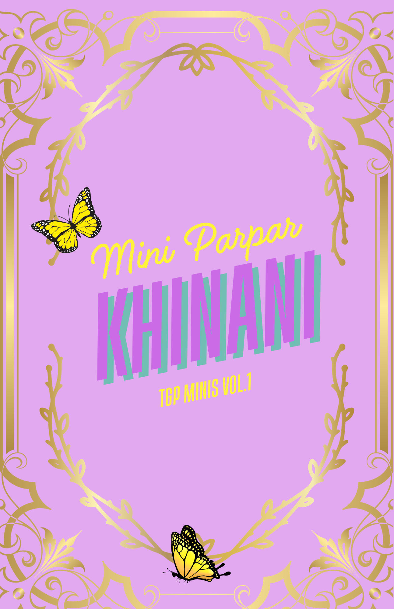 Mini Parpar Khinani Vol. 1 cover - lavender and gold