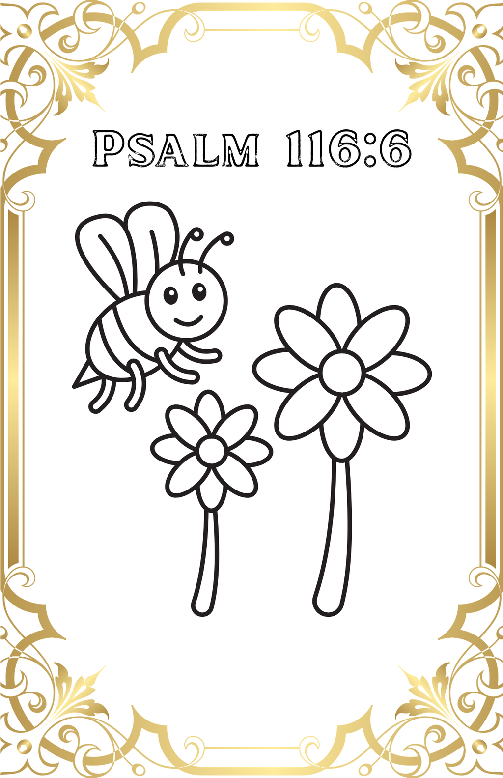 Interior coloring page - Matthew 7:11